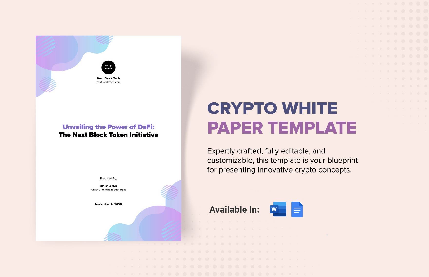 Crypto White Paper Template