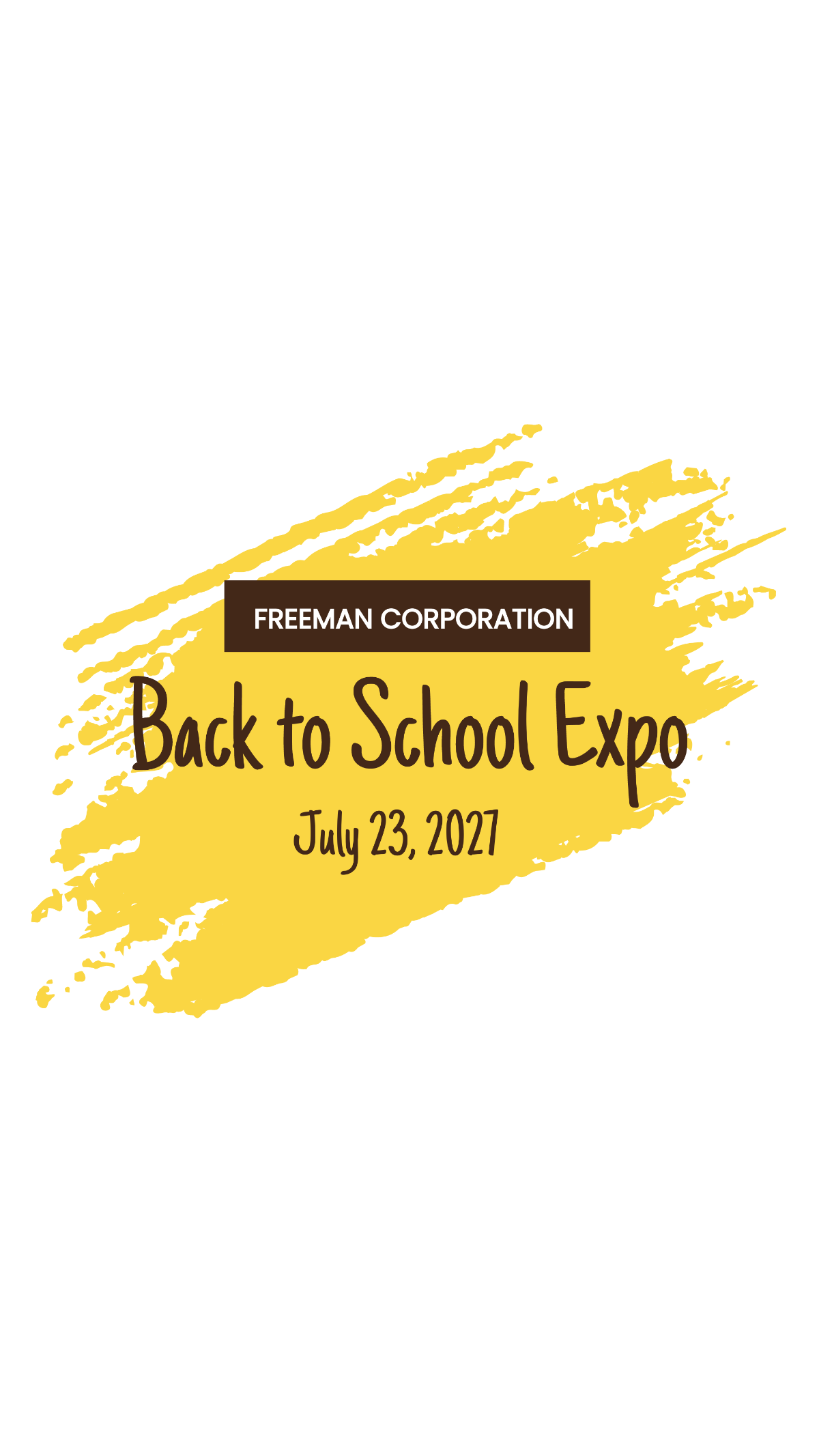 Back To School Expo Instagram Story Template