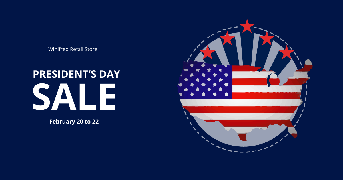 Free Presidents Day Sale Facebook Post Template