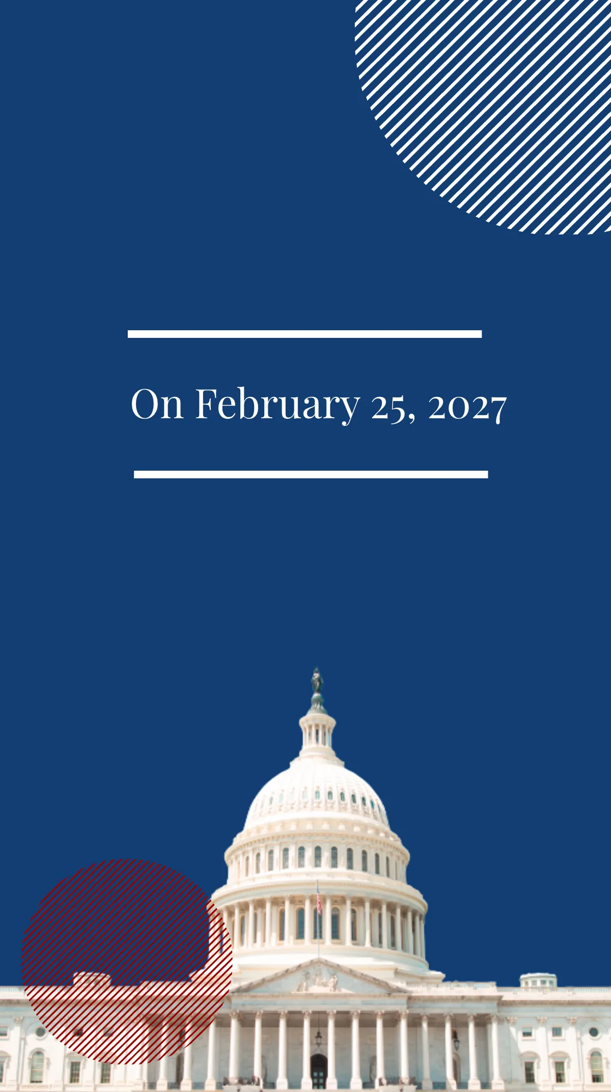 Presidents Day Quote Instagram Story Template
