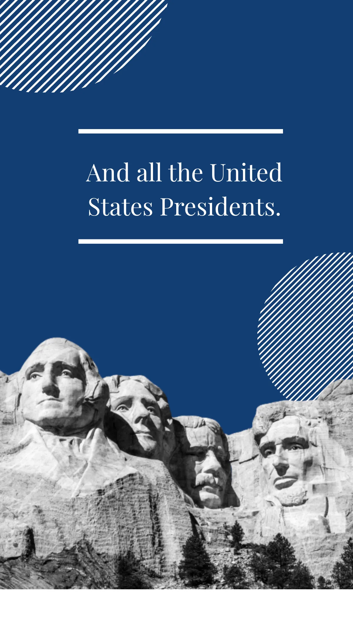 Presidents Day Quote Instagram Story Template