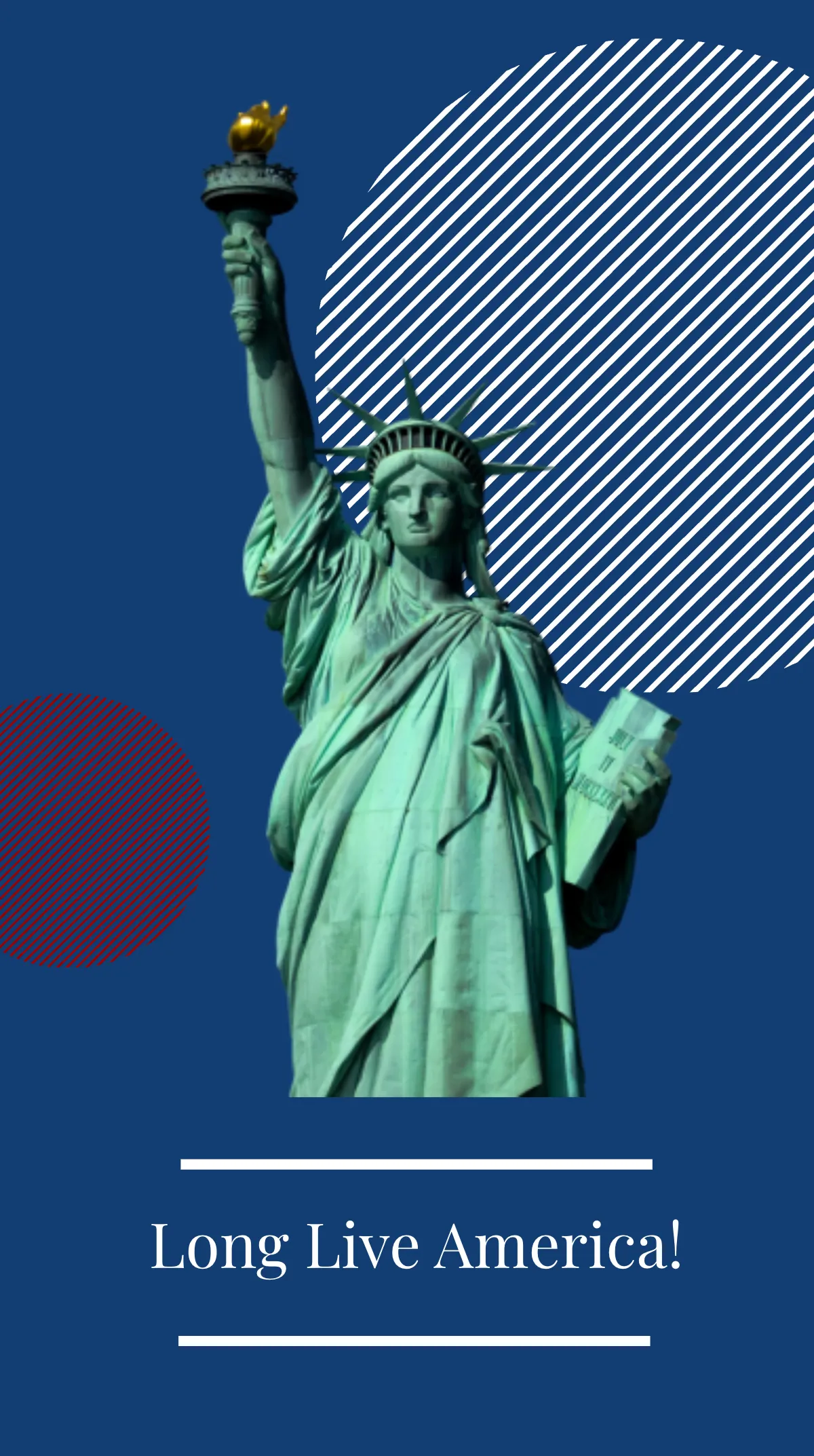 Presidents Day Quote Instagram Story Template