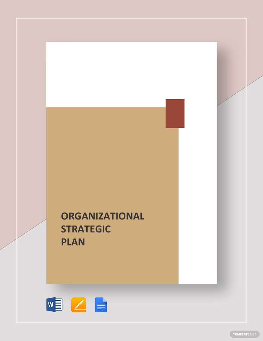 Organizational Strategic Plan Template in Word, Google Docs, Apple Pages