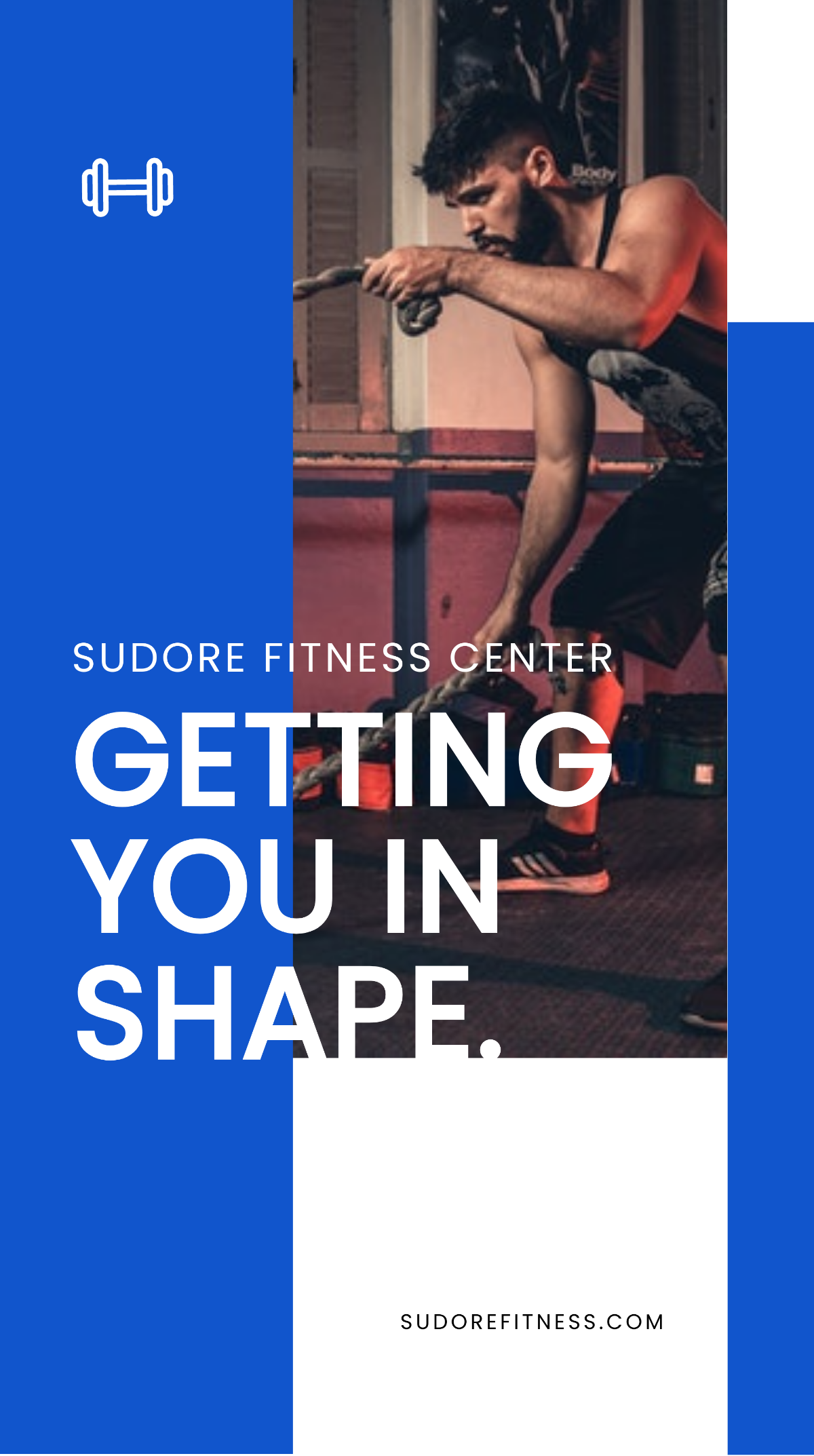 Free Fitness Centre Whatsapp Post Template