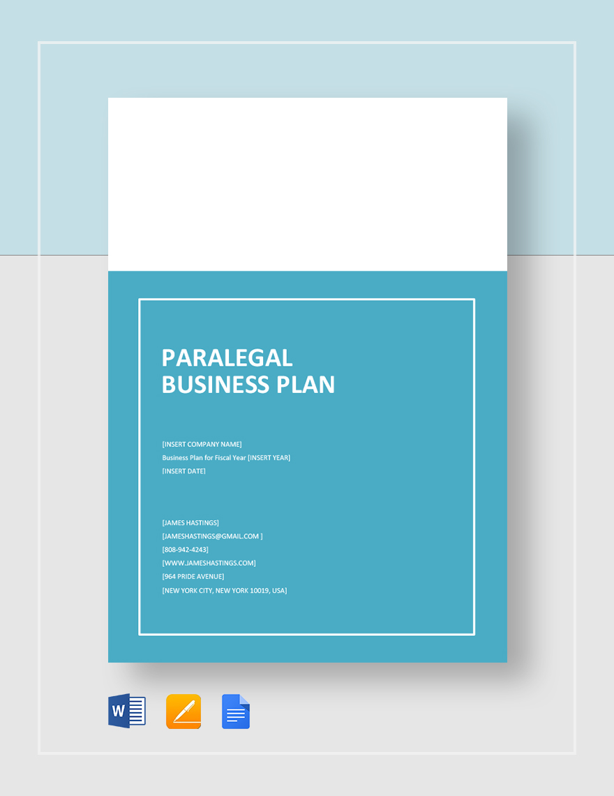 paralegal business plan