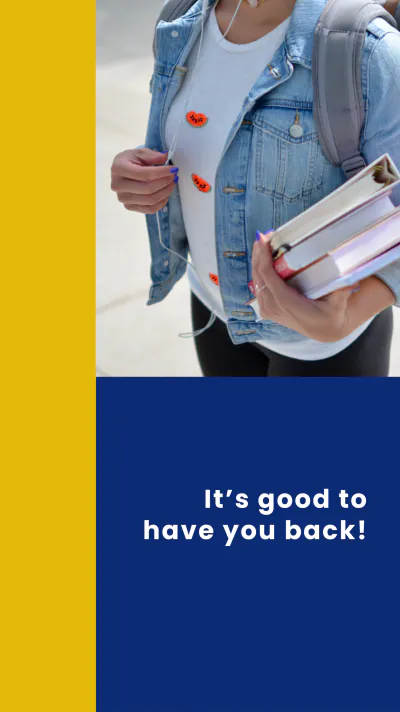 Free Back To School Whatsapp Story Template to Edit Online