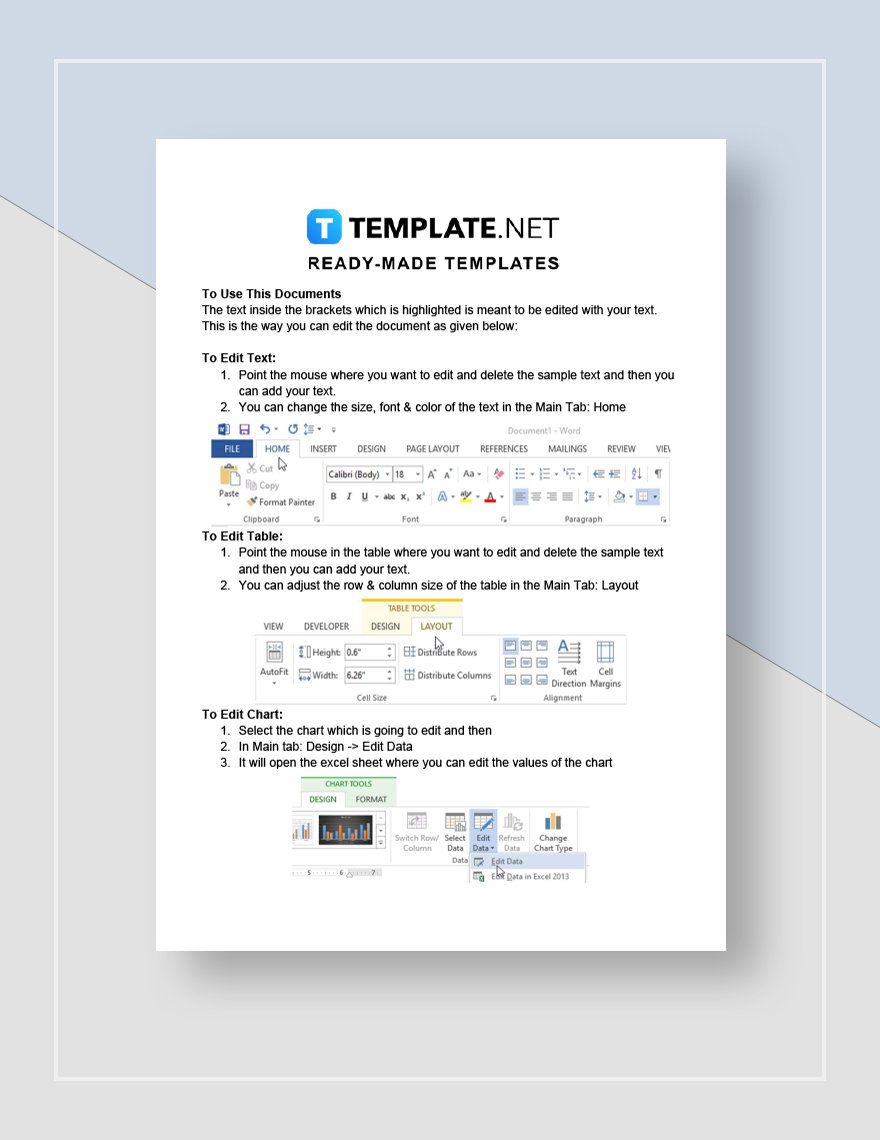 One Page Action Plan Template