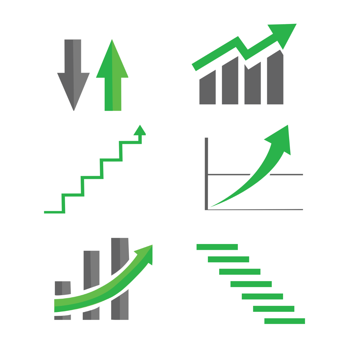 Free Growth Symbol Vector Template