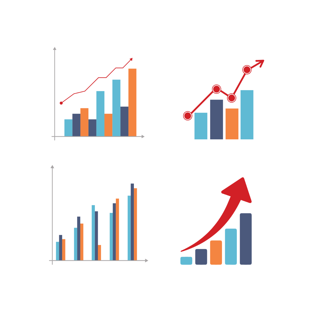 Free Growth Chart Vector Template