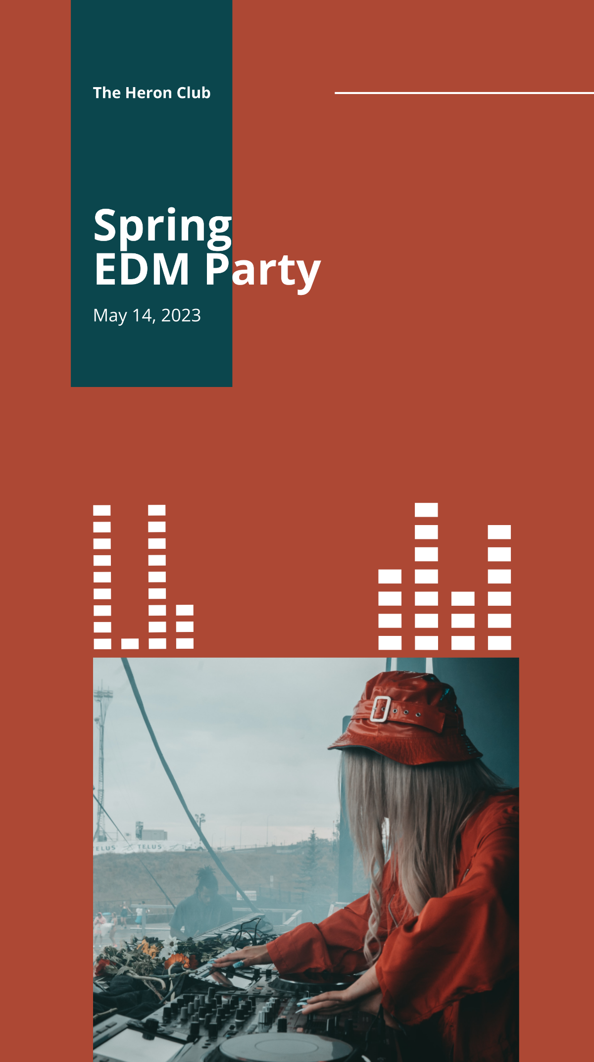 Electronic Music Party Instagram Story Template