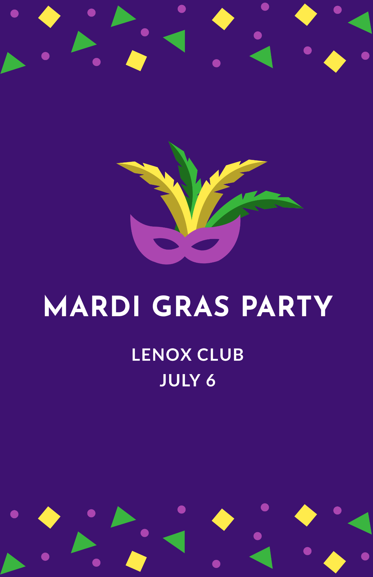 Free Mardi Gras Templates To Edit Online Free Mardi Gras Templates To Edit Online