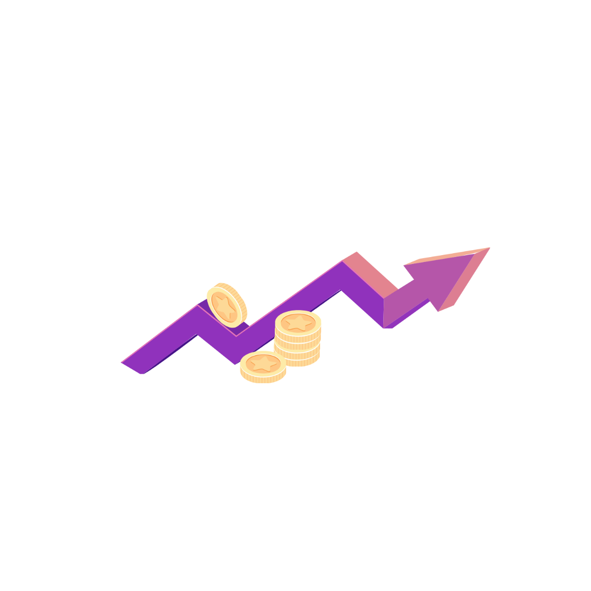 Investment Growth Vector Template