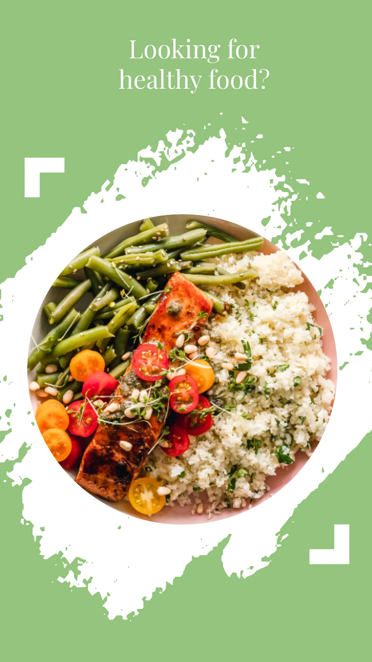 Free Healthy Food Instagram Story Template to Edit Online