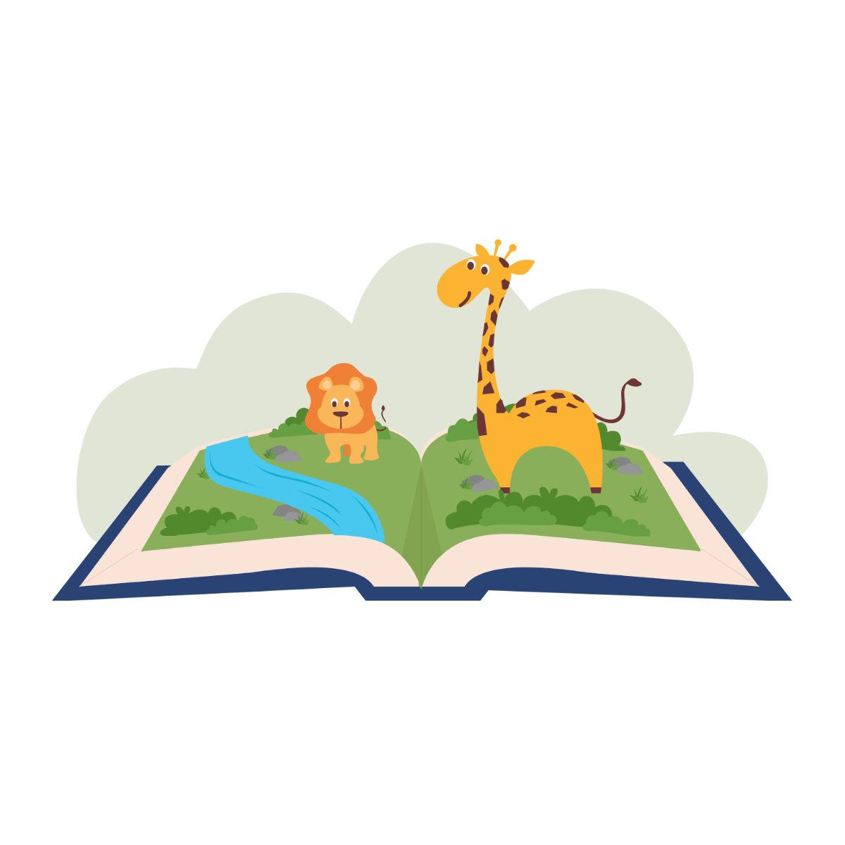 Story Book Vector