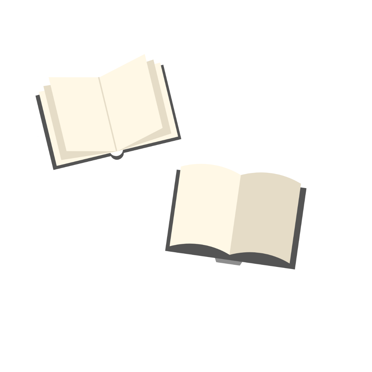 Blank Book Vector Template