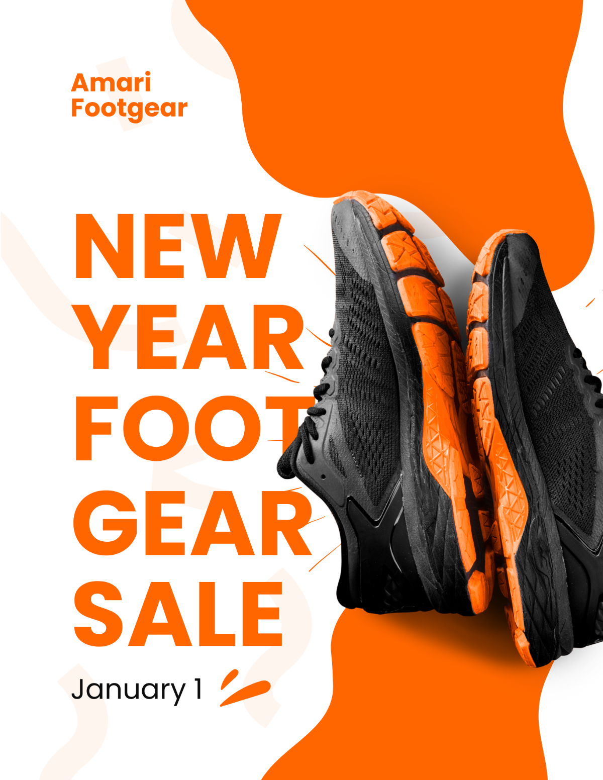 New Year Product Sale Promotion Flyer