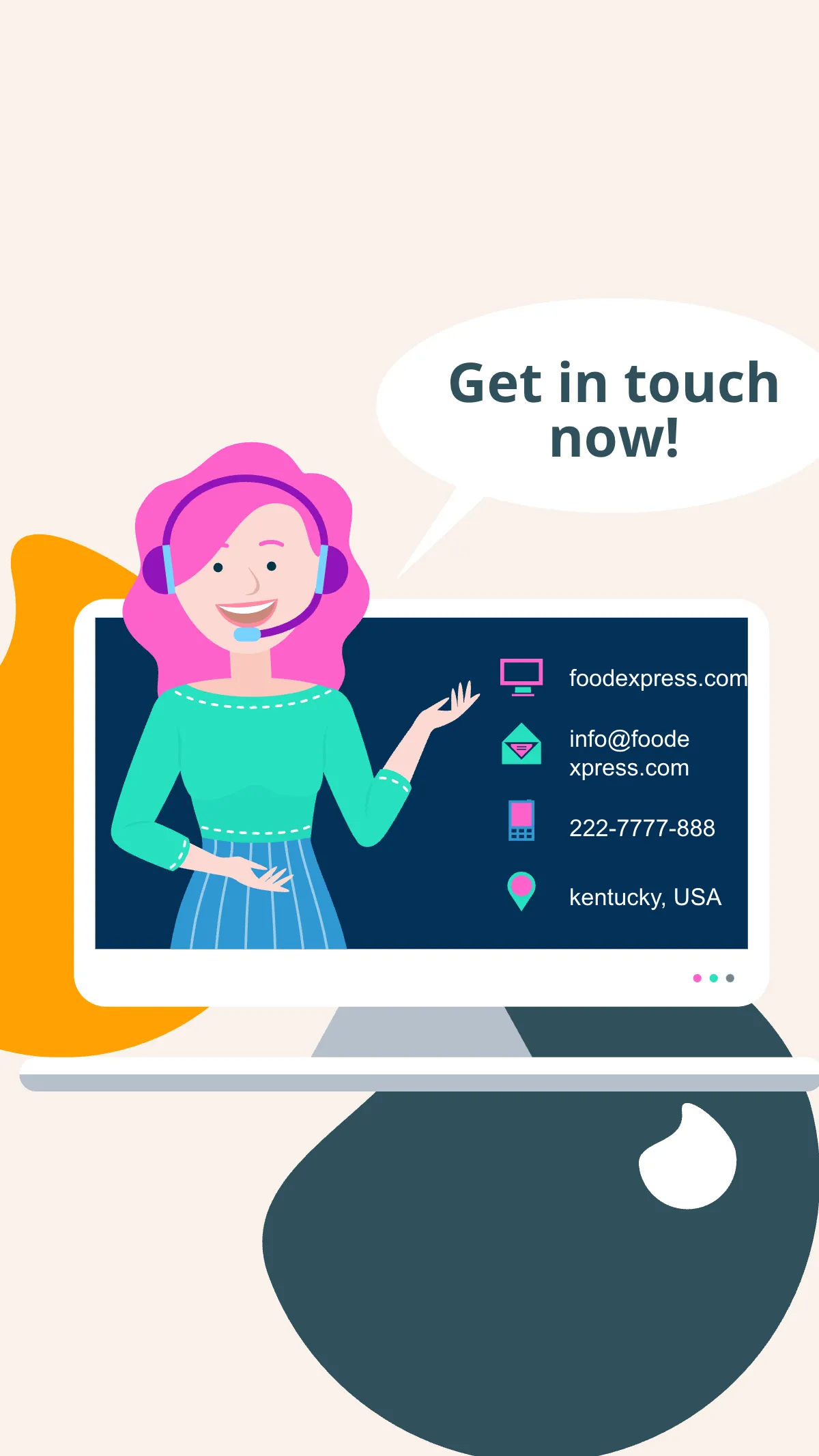 Free Food Delivery Instagram Story Template to Edit Online