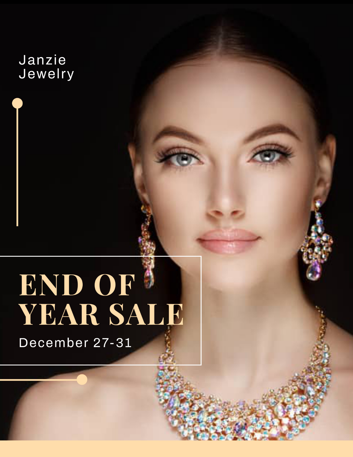 End Of Year Sale Flyer Template