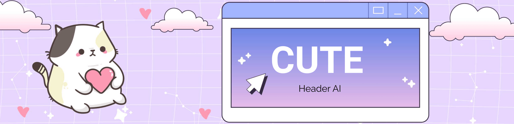 Cute Header AI Templates - Edit Online & Download Example | Template.net