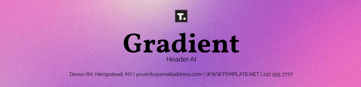 Gradient Header AI