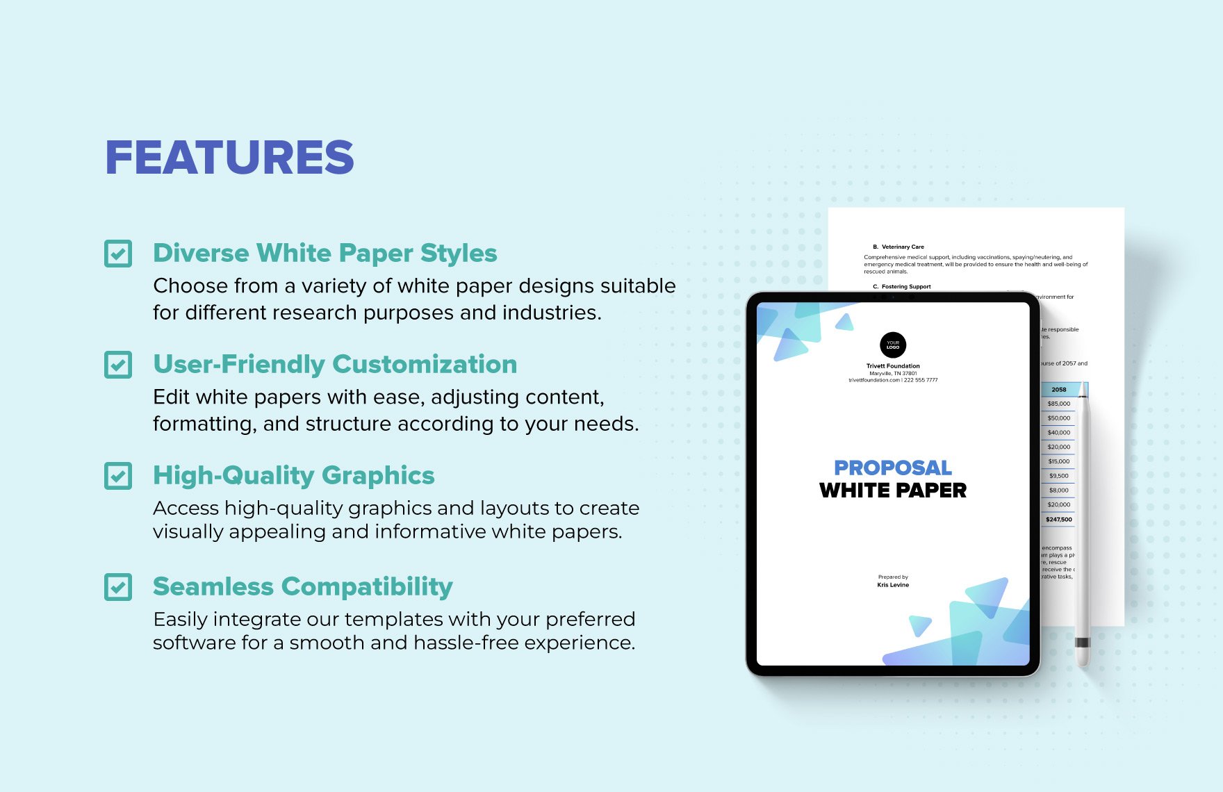 Proposal White Paper Template