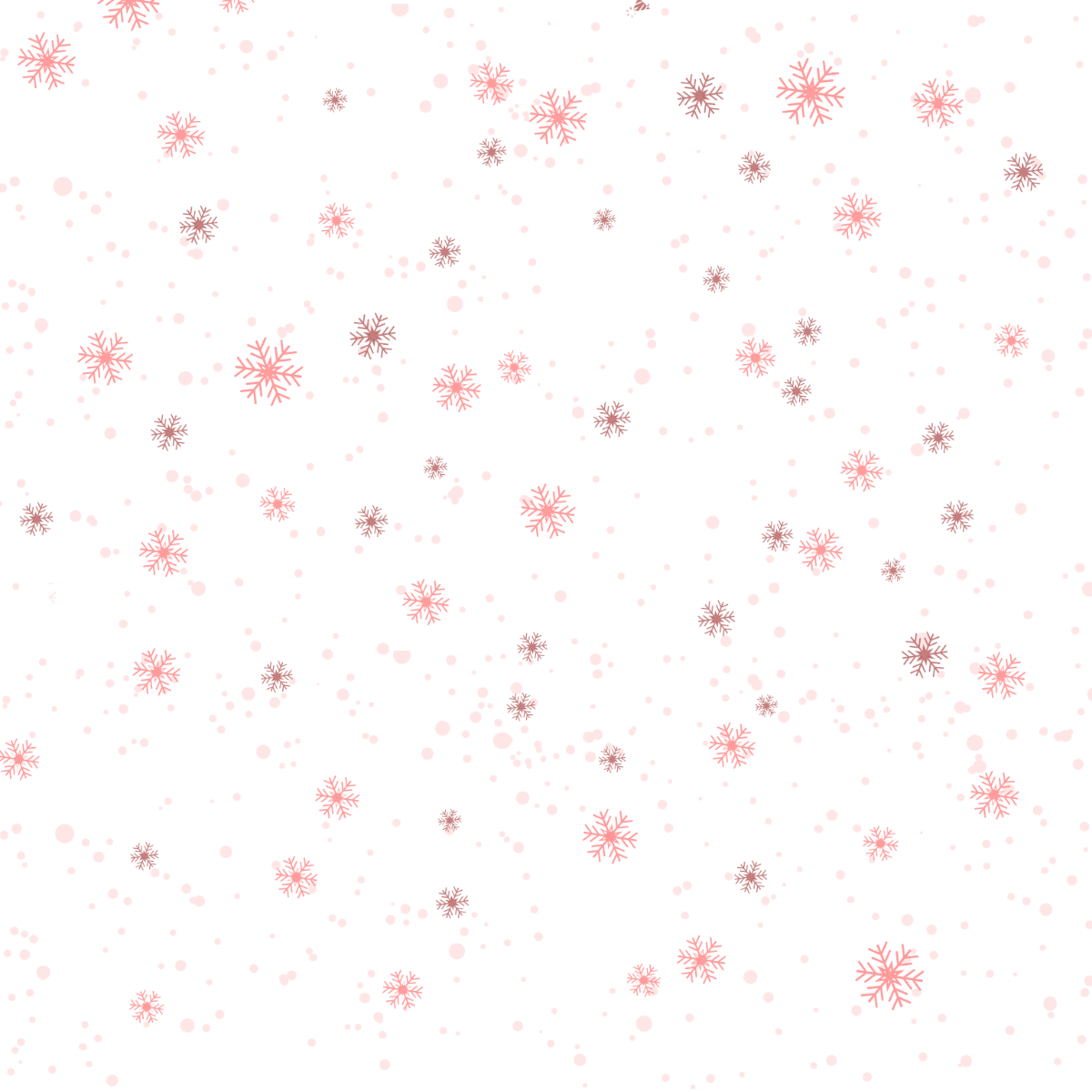 Falling Snowflakes Vector Template