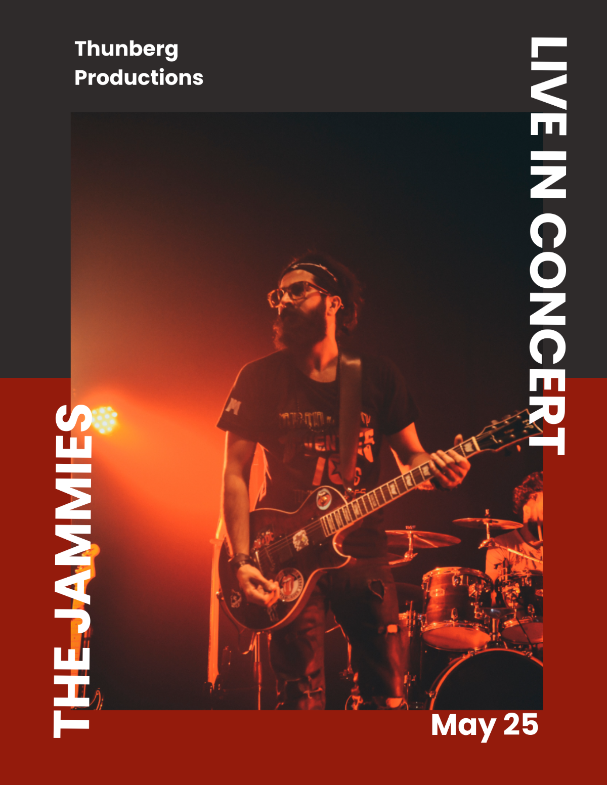 Free Live Concert flyer template