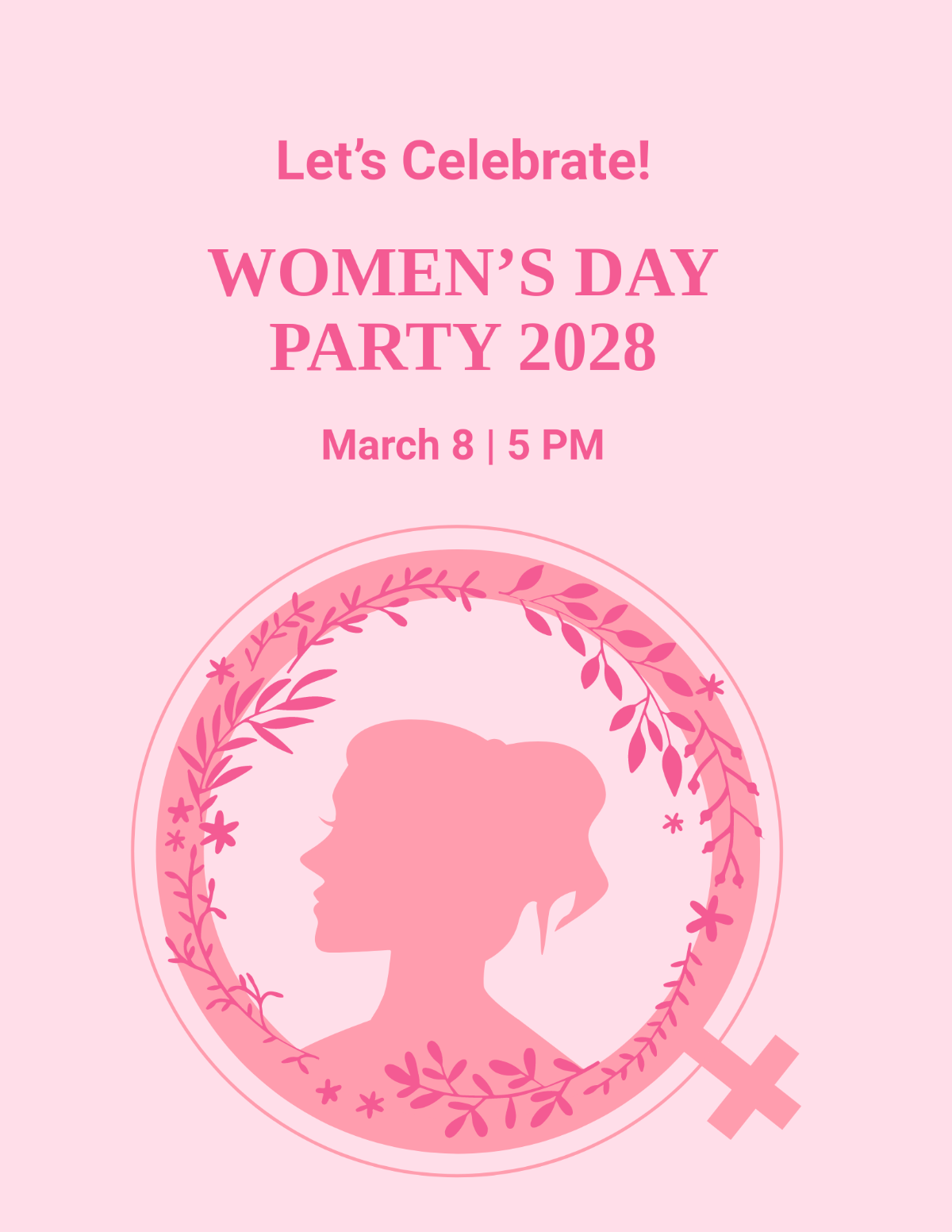 Women's Day Celebration Flyer Template
