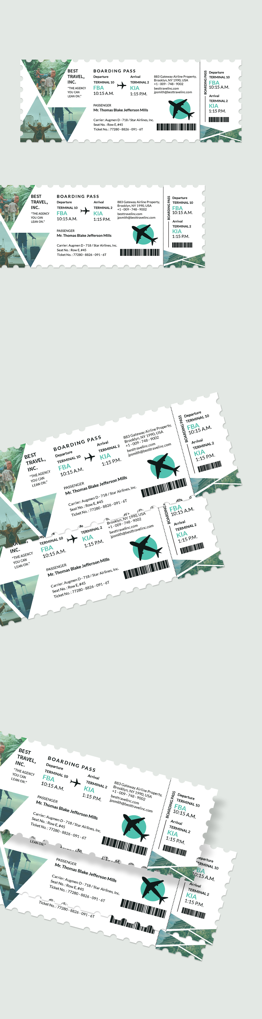 Travel Ticket Templates 23+ Designs, Free Downloads