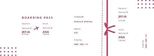 20+ FREE Airline Ticket Templates [Customize &amp; Download] | Template.net