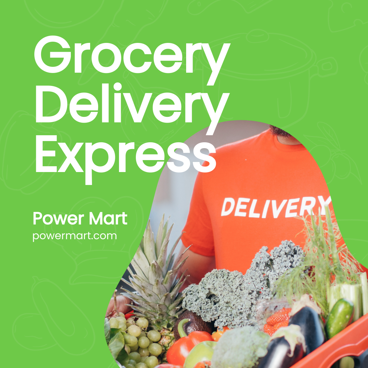 Grocery Delivery Linkedin Post