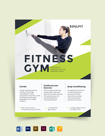 10 Gym Fitness Flyers Psd Eps Vector Indesign File Formats Free Premium Templates