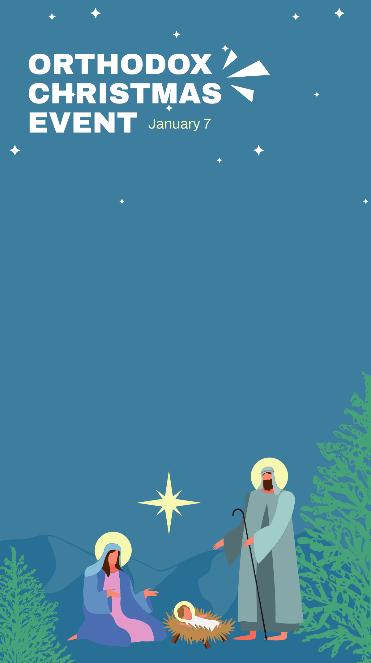 Orthodox Christmas Event Snapchat Geofilter Template