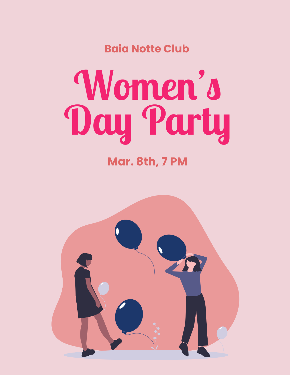 Women's Day Party Flyer