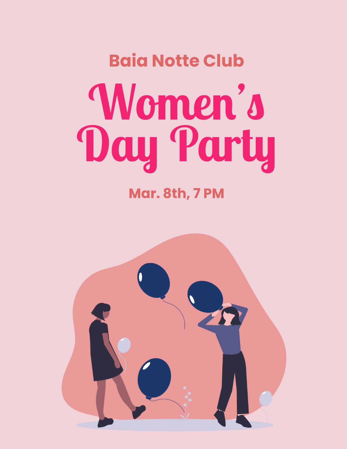 Women's Day Party Flyer Template
