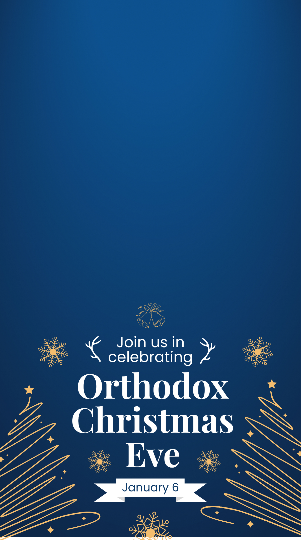 Orthodox Christmas Eve Snapchat Geofilter Template