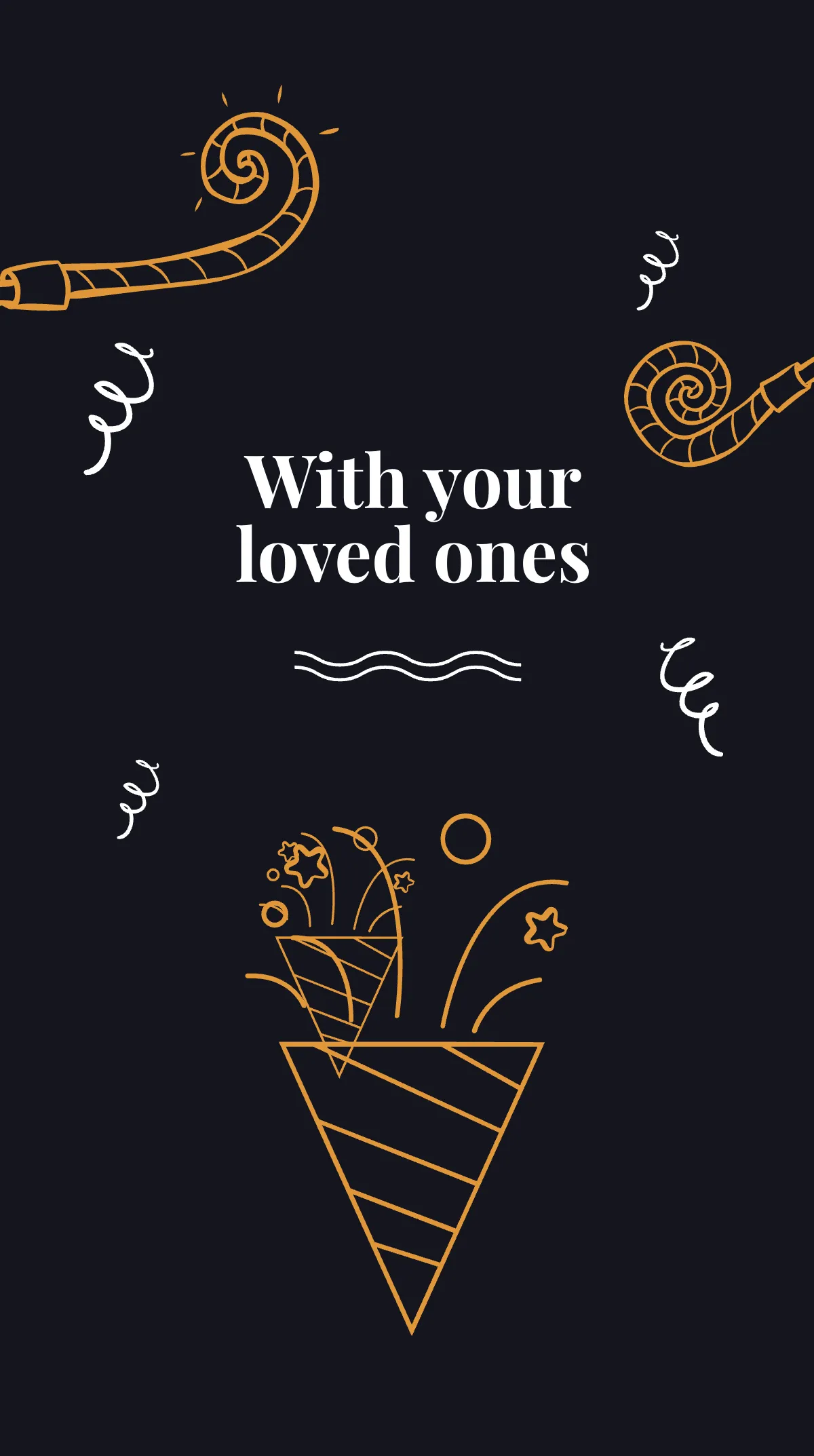 Free Orthodox New Year Eve Instagram Story Template to Edit Online