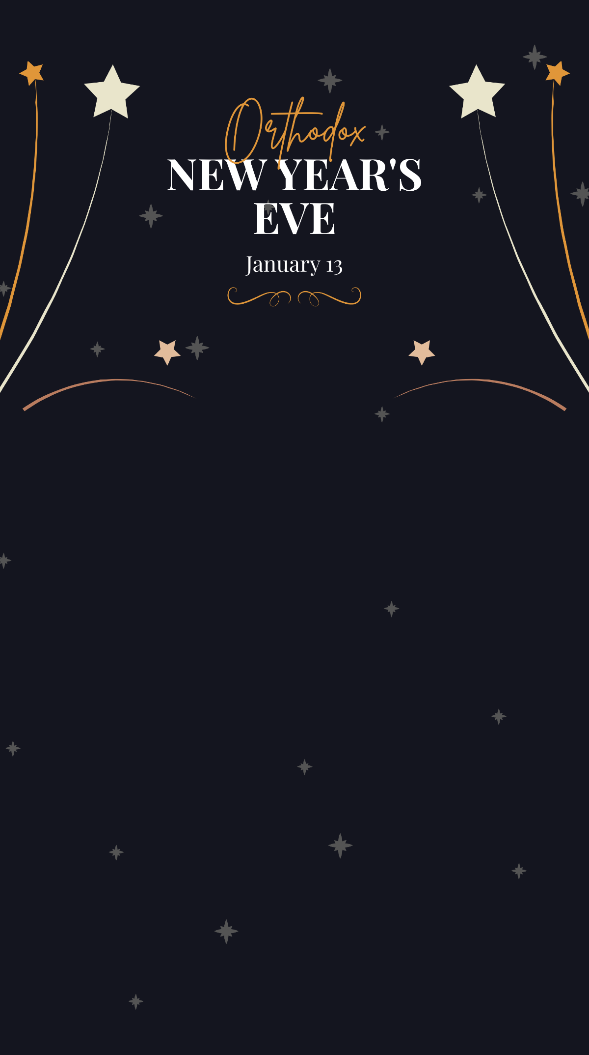 Orthodox New Year Eve Snapchat Geofilter Template