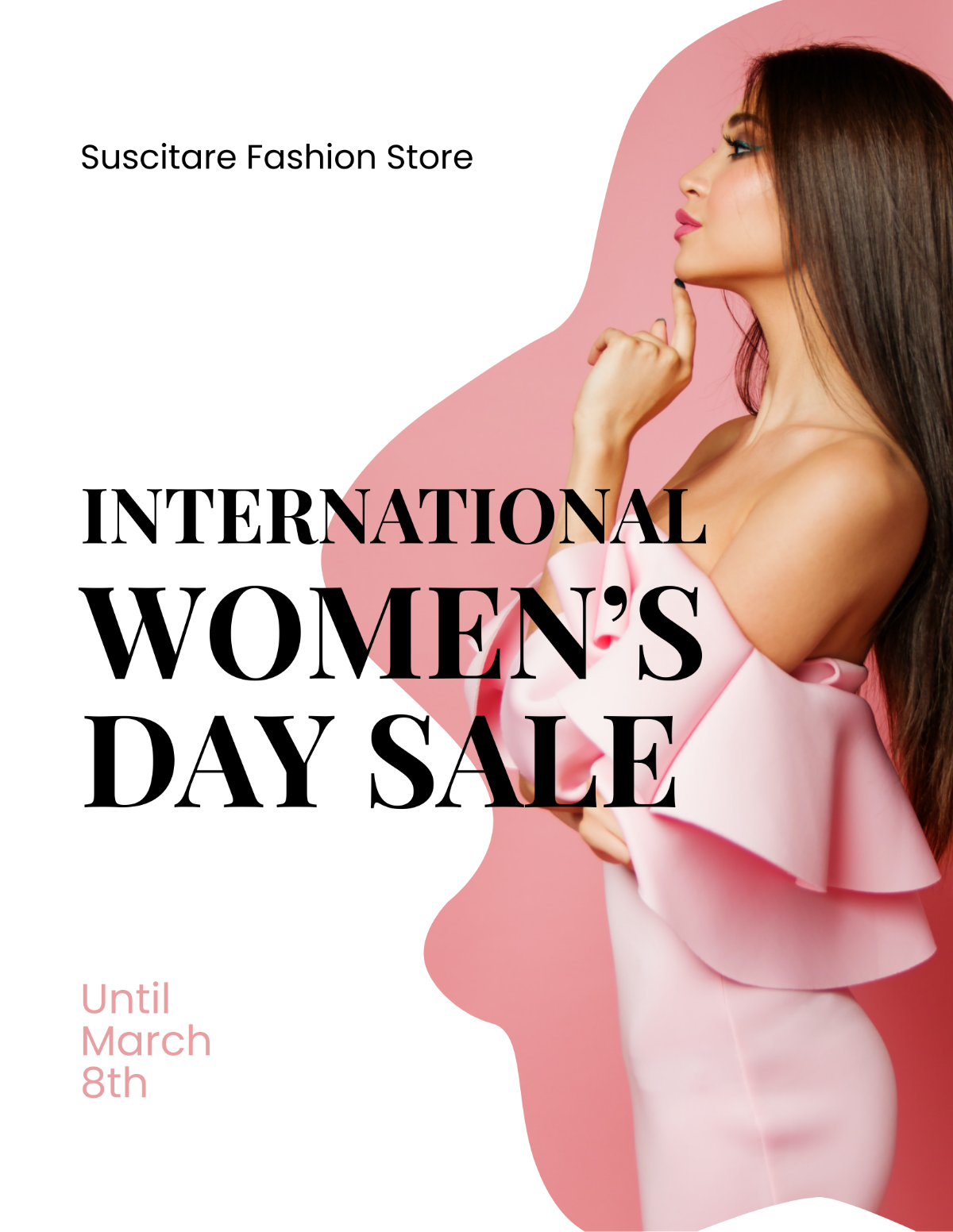 International Women's Day Sale Flyer Template - Edit Online & Download