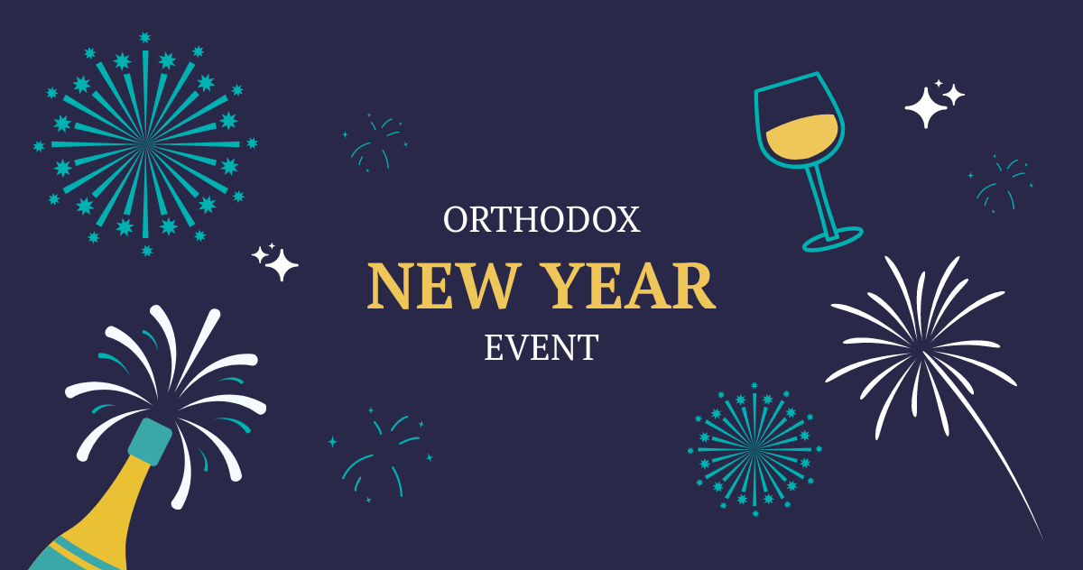 Free Orthodox New Year Event Facebook Post Template