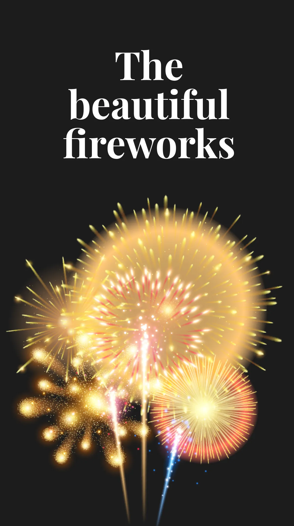 Free Orthodox New Year Fireworks Instagram Story Template to Edit Online