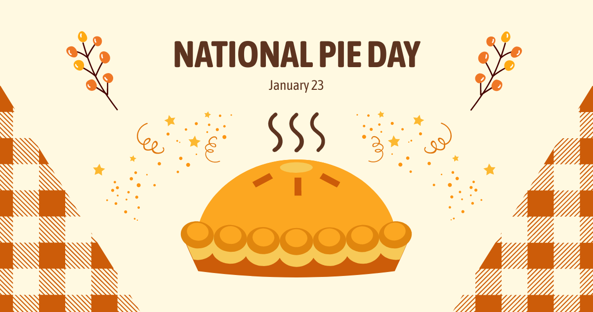 National Pie Day Facebook Post Template