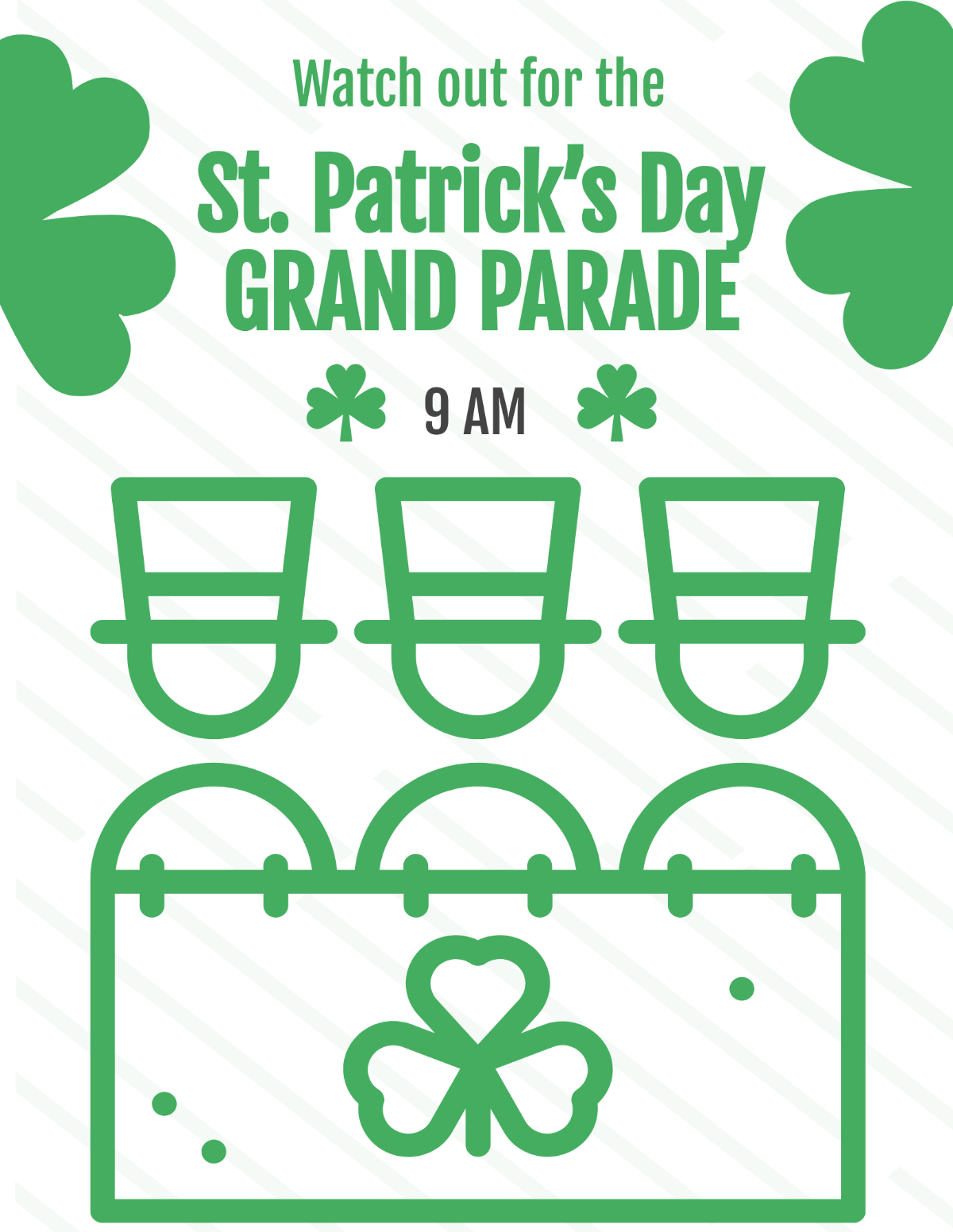 Free St. Patricks Day Parade Flyer Template