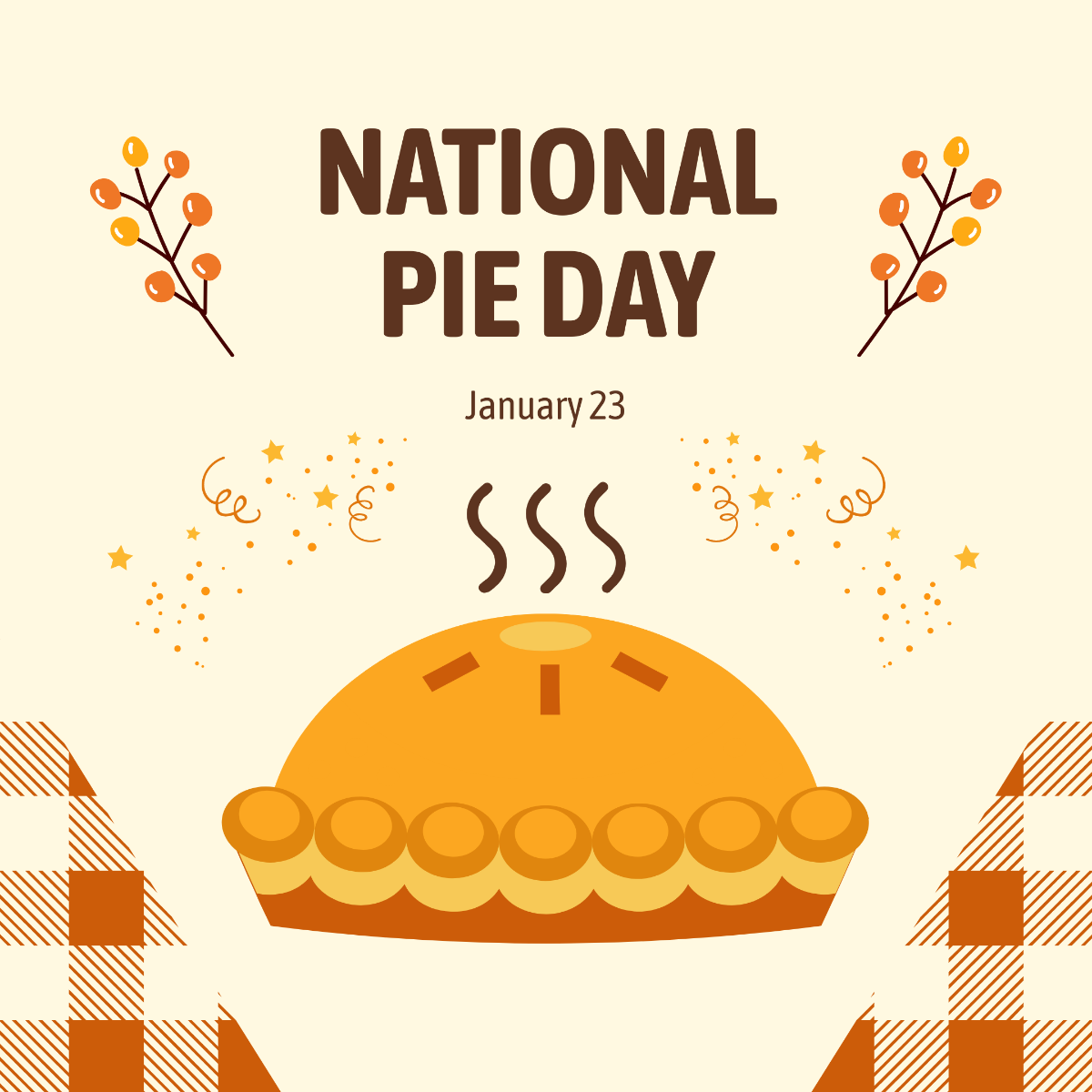 Free National Pie Day Instagram Post Template