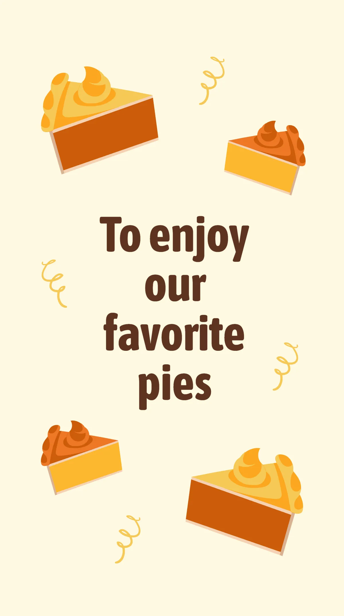 Free National Pie Day Instagram Story Template to Edit Online