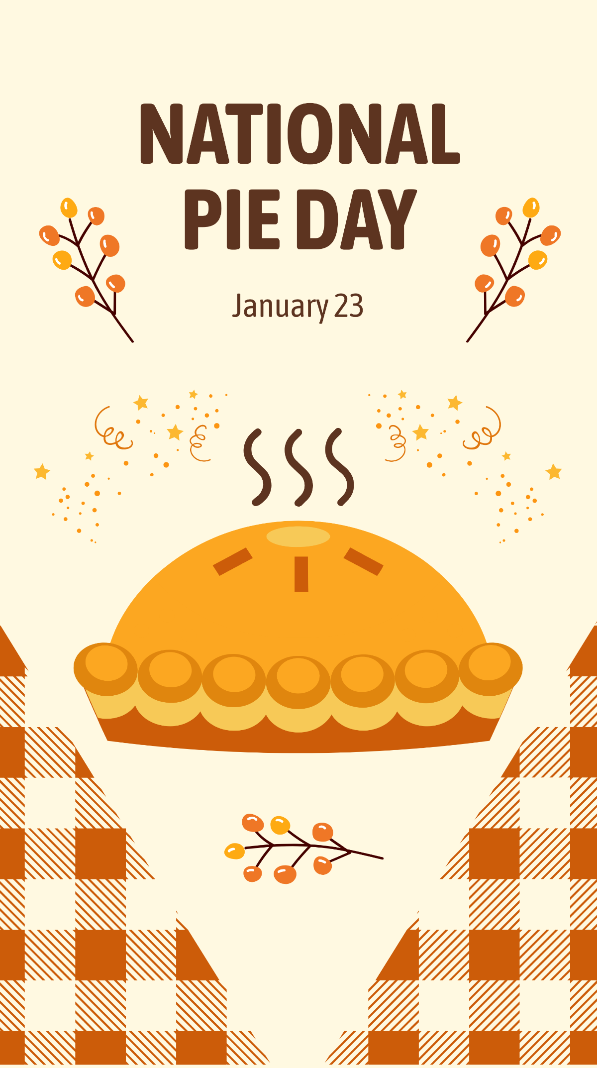 Free National Pie Day Instagram Story Template