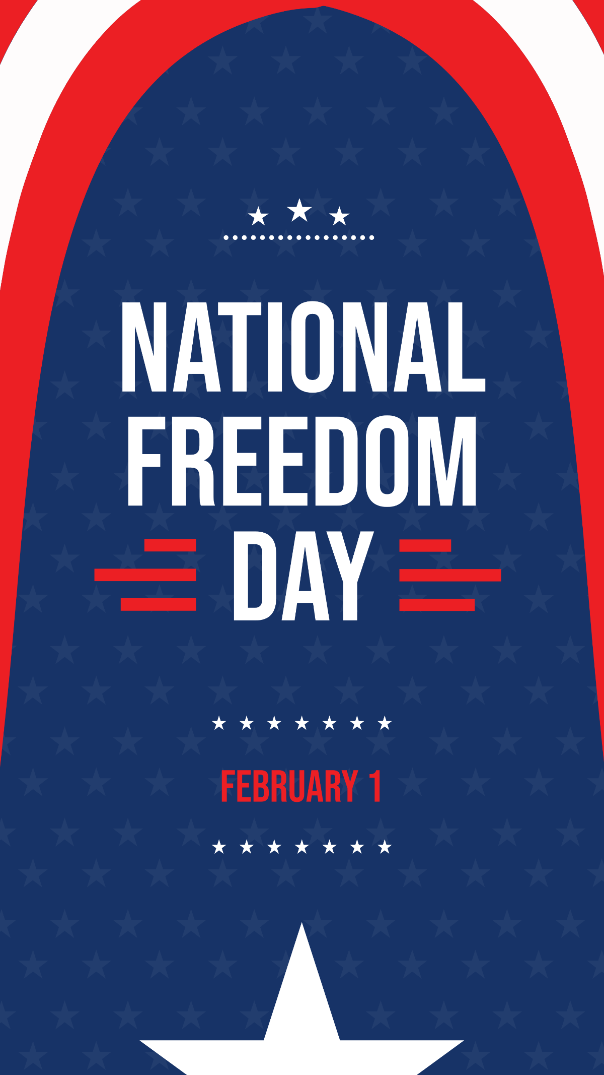 National Freedom Day Whatsapp Post Template