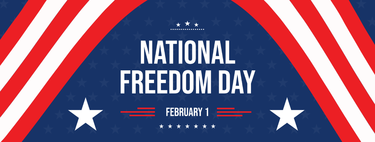 National Freedom Day Facebook Cover Template