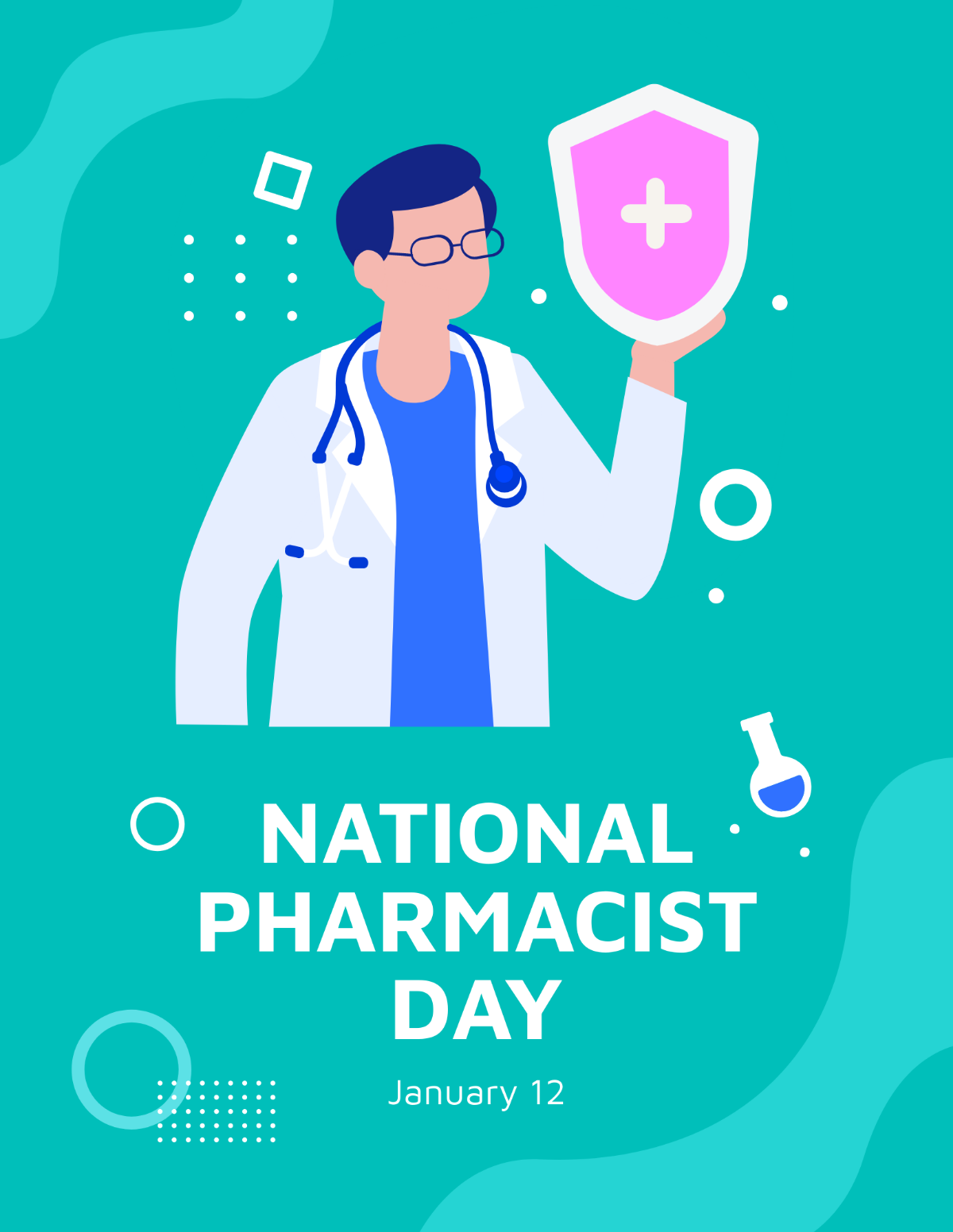 Free National Pharmacist Day Flyer Template