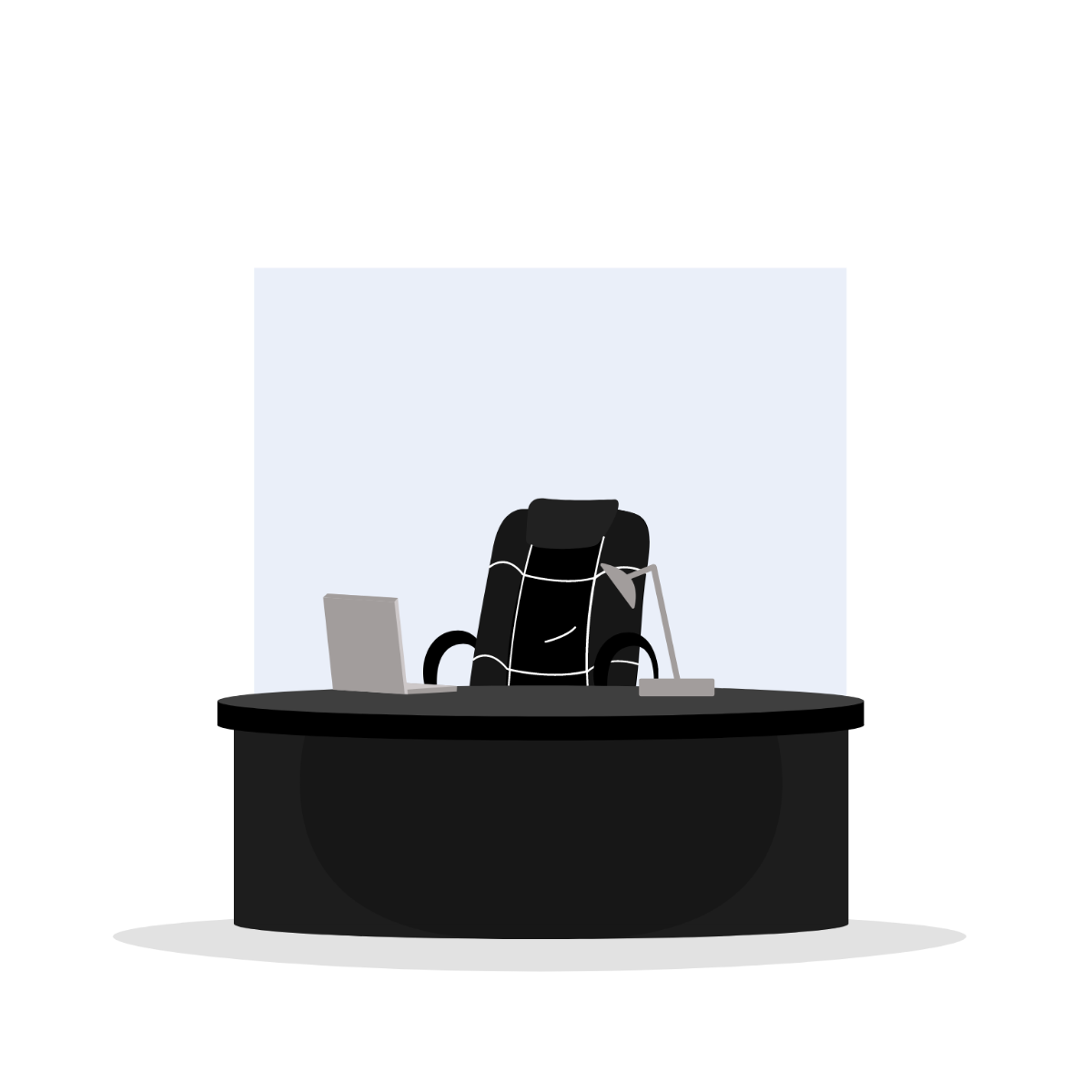 Black Office Vector Template